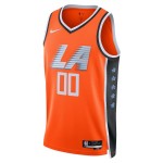 Los Angeles Clippers Trikot Benutzerdefinierte Nike 2025-26 City Edition Orange Swingman - Herren